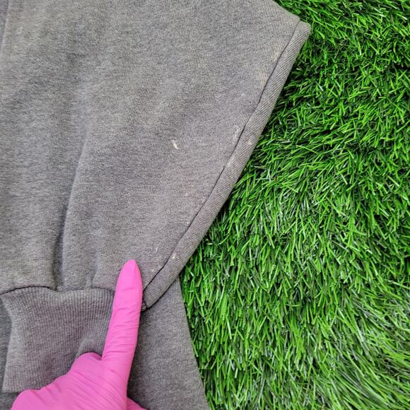 Vintage Georgia-Tech Sweatshirt Womens M/L 25x23 Baggy Crop Faded - Picture 7 of 13